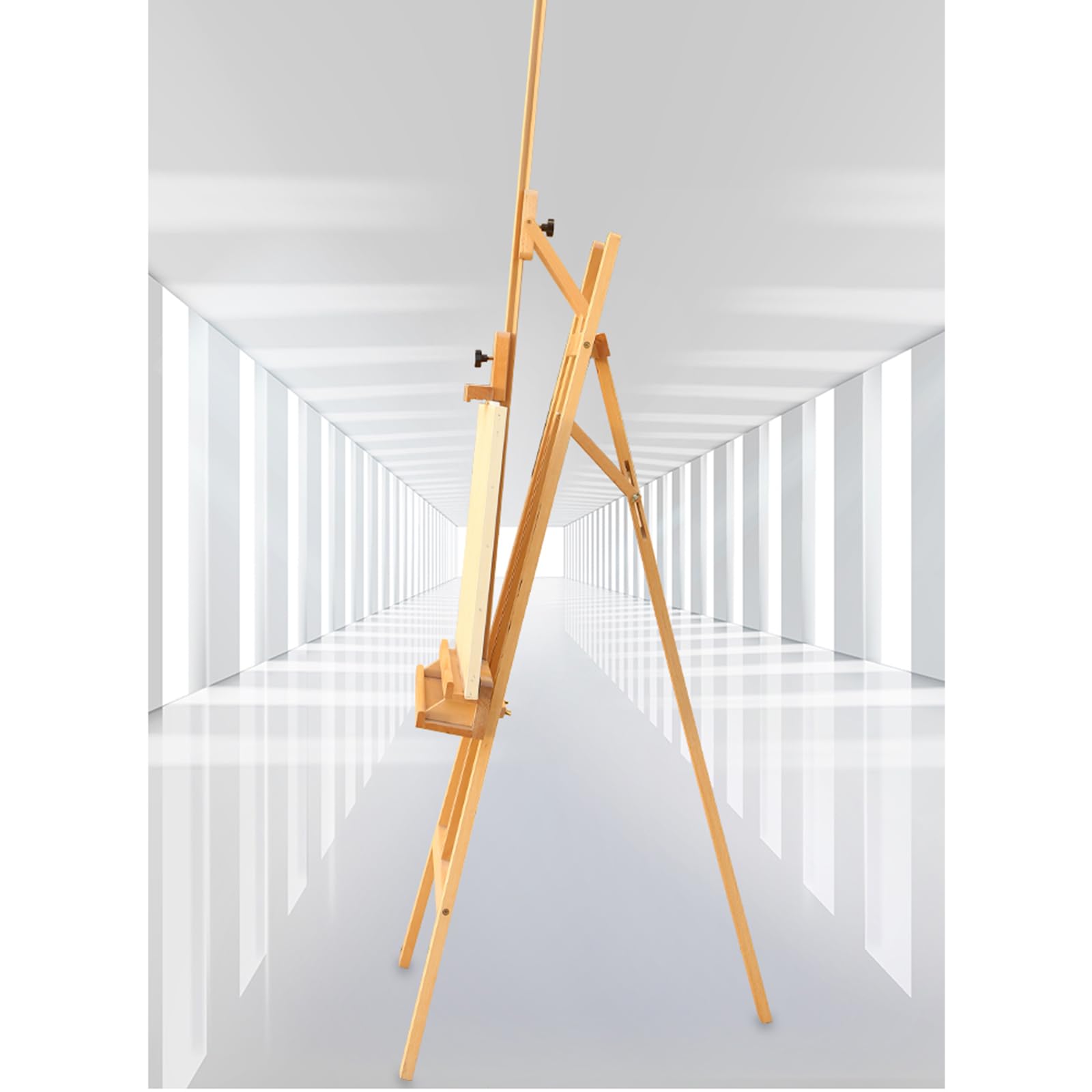 Caballete para Pintar, Soporte para Carteles, Caballete de Madera con Forma de A, Caballete Plegable portátil, Caballete de exhibición, trípode para Bodas, Fiestas y más(B170)