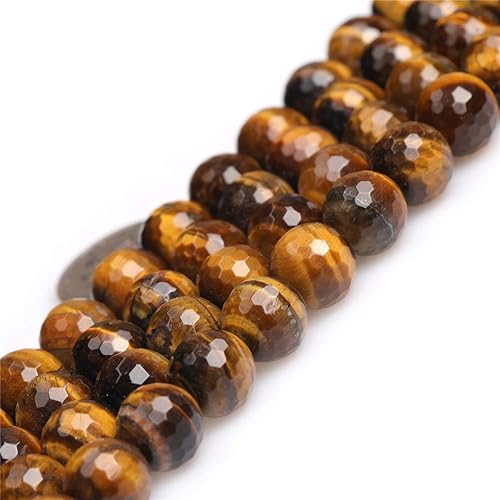 Miniatura 368 de GEM-Inside Red Orange Carnelian Gemstone Loose Beads Natural Energy Power Beads for Jewelry Making Round Faceted 8mm 15