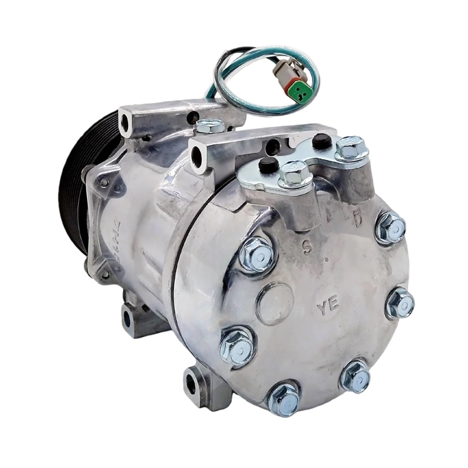 Compresor de aire acondicionado 7H15 SD7H15 compatible con camiones Scania 1531196 1888032 15504811 18530814 92020227 8645636 40405346 10570608