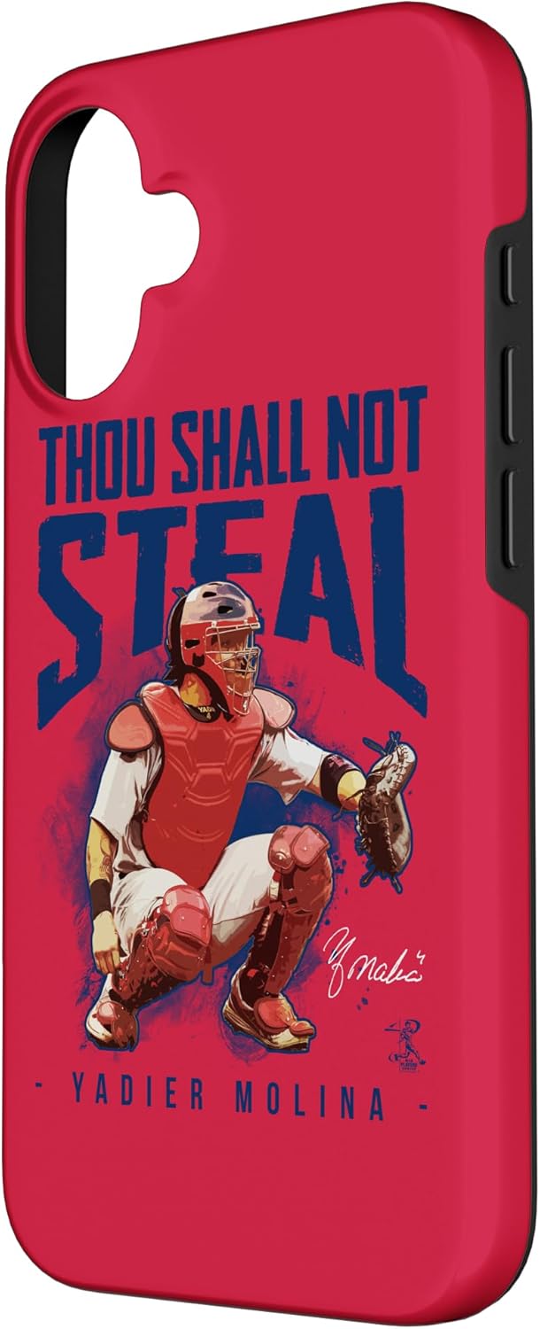 Yadier Molina Thou Shall Not Steal Case for iPhone 16