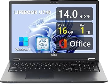 Amazon.co.jp: 【整備済み品】軽量薄型ノートパソコン富士通
