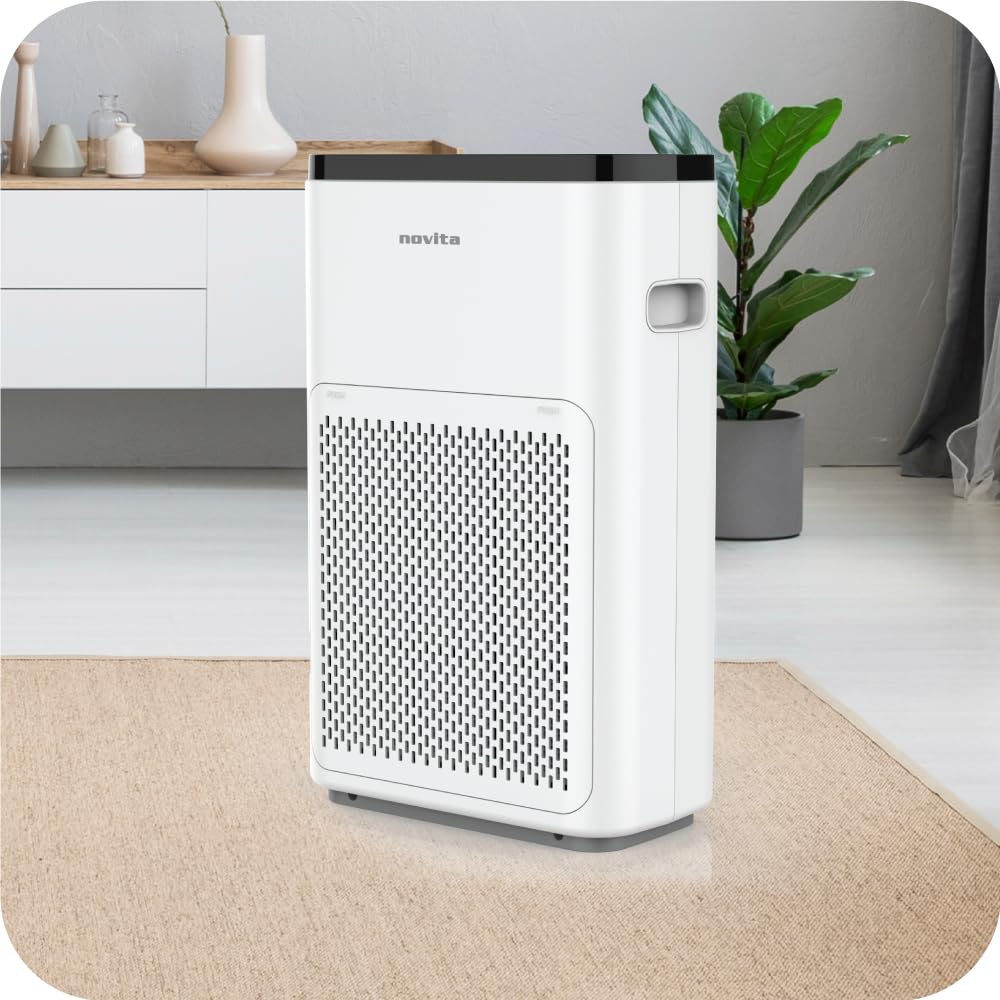 Origin De humidifiers Novita A11 Air Purifier for Home & Office. Covers 1,000 sq. ft., 5 Step Purification, Ionizer, Air Quality Sensor-picture-10