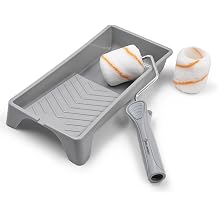 ROLLINGDOG 3 Inch Paint Roller Kit | 3" Polyester Roller ,4"Paint Tray,Small Painting Tools for Walls, Furniture, Crafts, Touch Ups