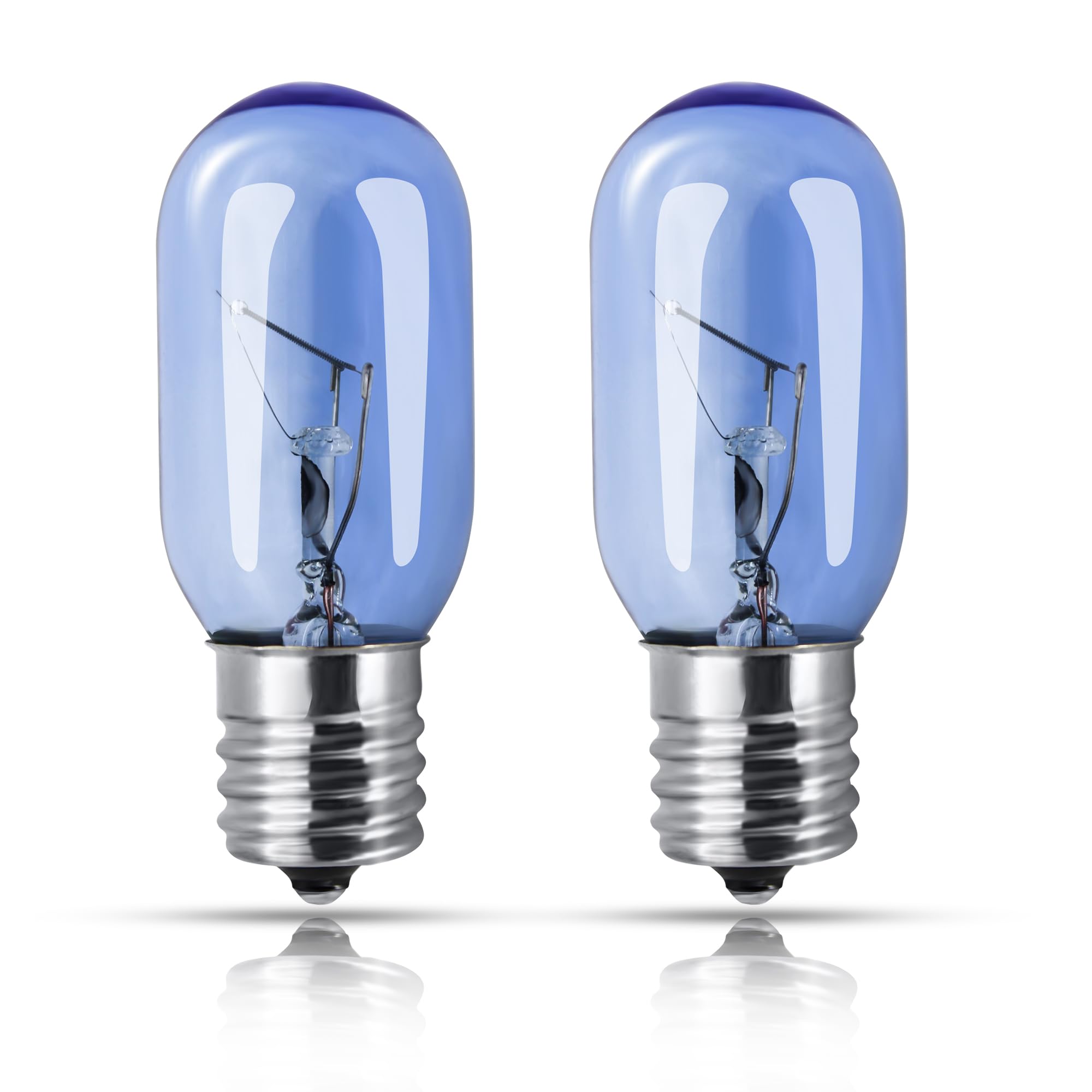 Refrigerator Light Bulb 297048600 241552802, 40W, T8, for Frigidaire, Kenmore, Whirlpool, KitchenAid, Electrolux, AP3770086 AH976993 EA976993 Refrigerators Bulbs - 2 Pack