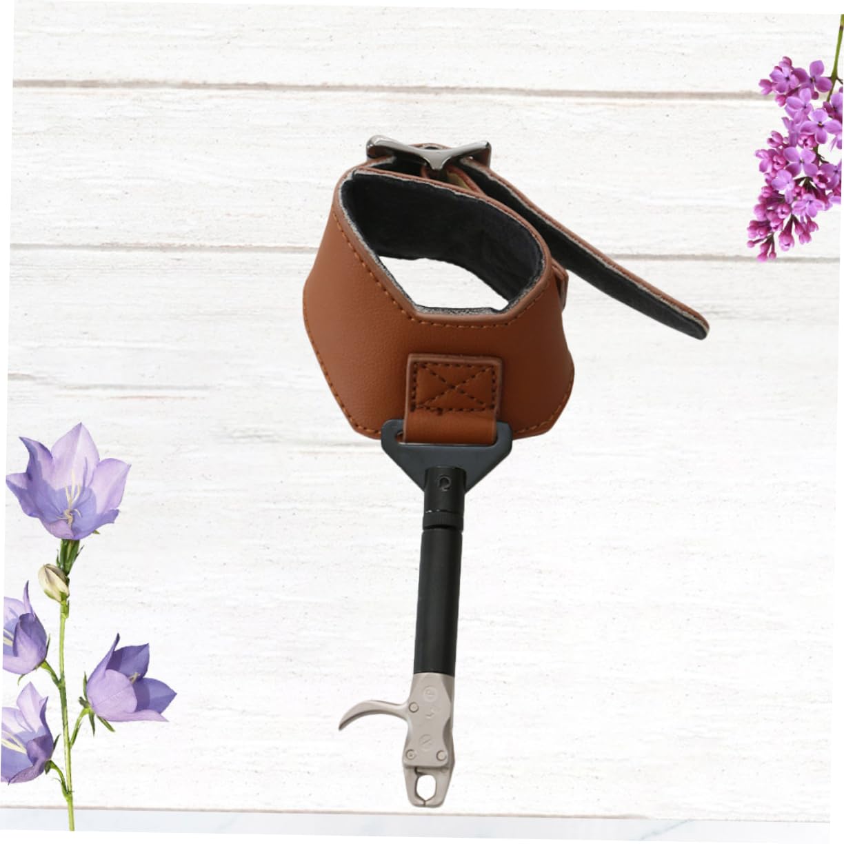 BESPORTBLE Recurve Bow Accessories Compound Bow Accessories Be Tan Archery Accessories Recurve Bow Use Arrow Trigger Wristband Arrow Caliper Release Adjustable Release Device Calipers