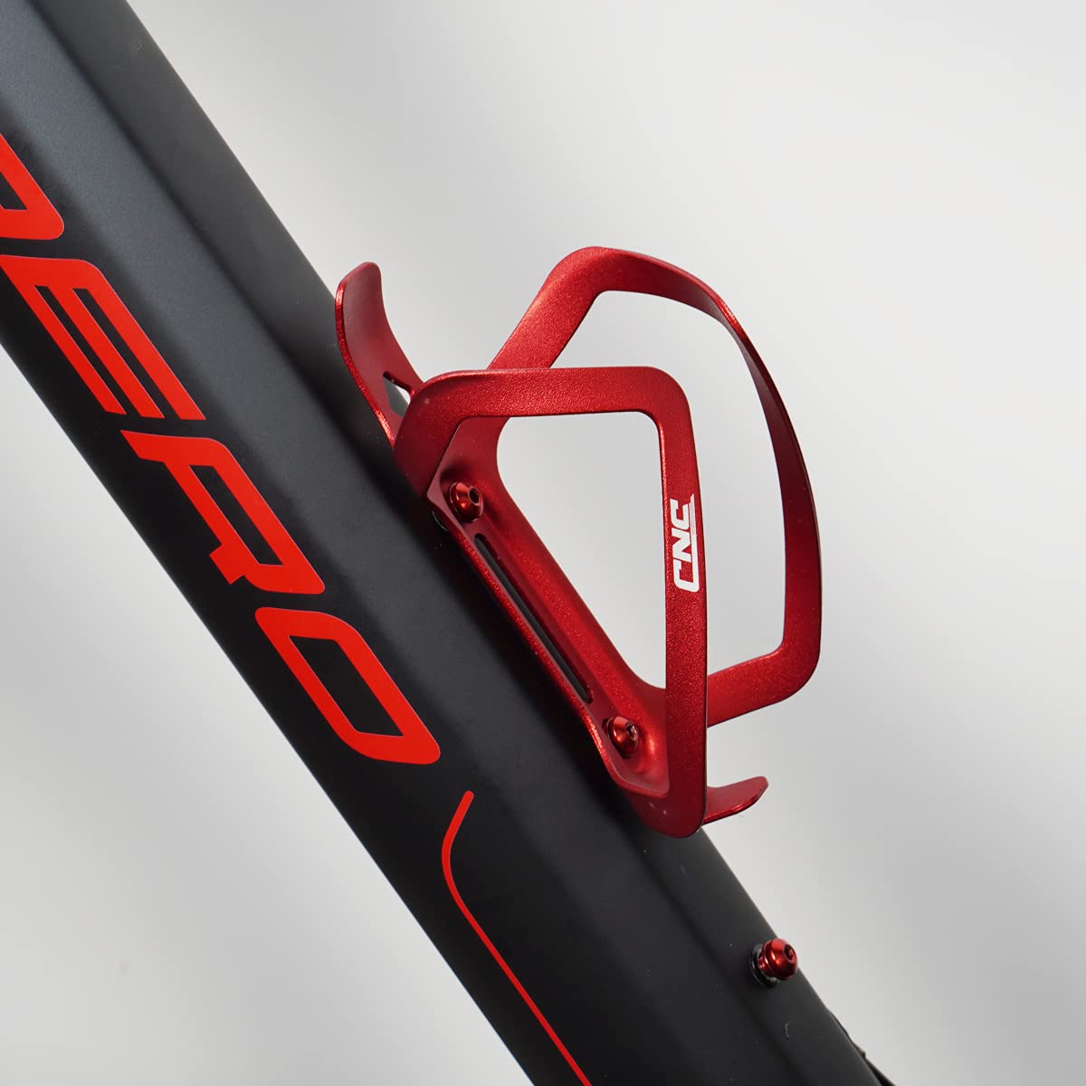 CNC Portaborraccia，Portaborraccia Bici MTB，Alluminio Portaborraccia per Bicicletta，2 PCS，Rosso