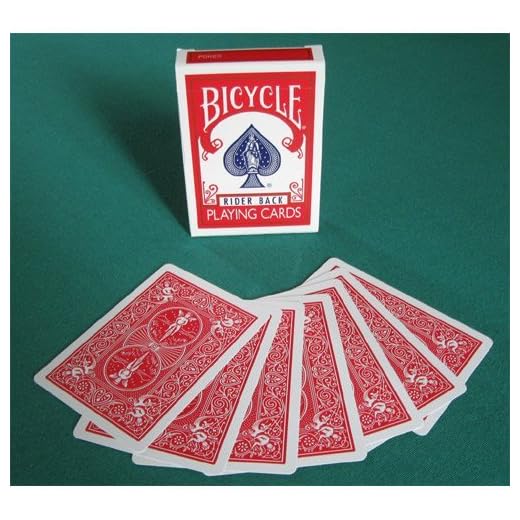 Carte Bicycle Magic Gaff doppio dorso Rosso/Rosso
