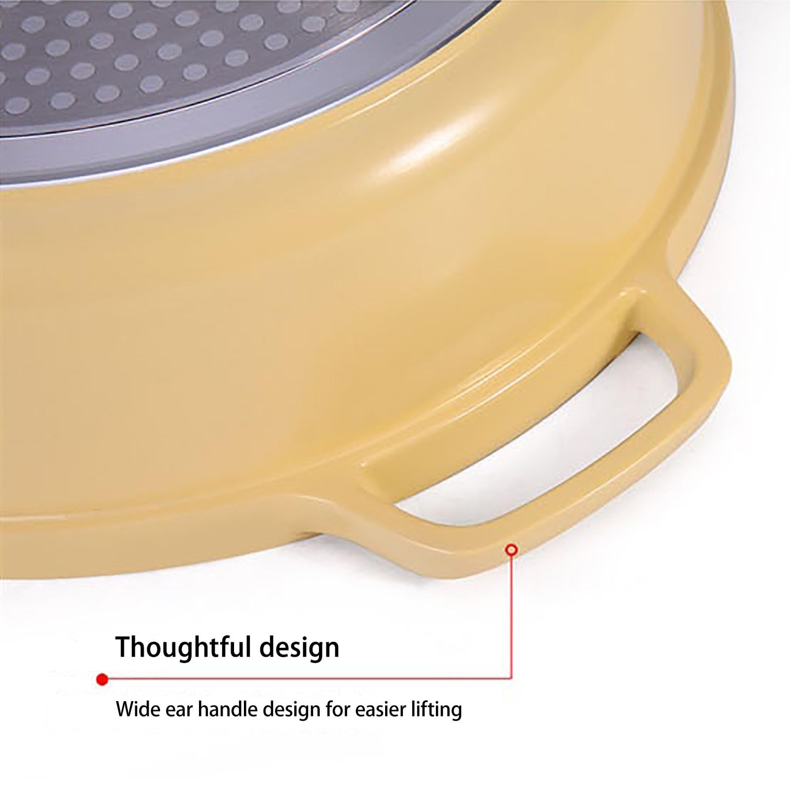 Aluminiumguss Großes Fassungsvermögen Tajine Topf Zum Kochen Traditionell Tagine Marokko for Gesunde Und Köstliche Mahlzeiten, Meeresfrüchte-Topf(Weiß)