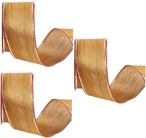 Hemoton 3 Rolls listones para manualidades Wedding Ribbon