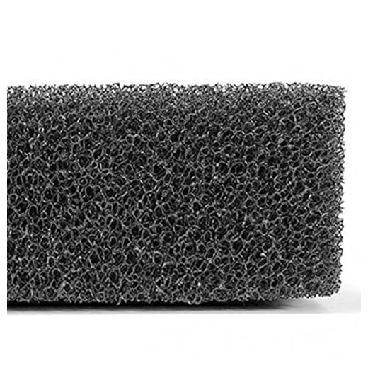 Greenlans Éponge de filtration en mousse noire pour bassin, aquarium, éponge de filtration biochimique