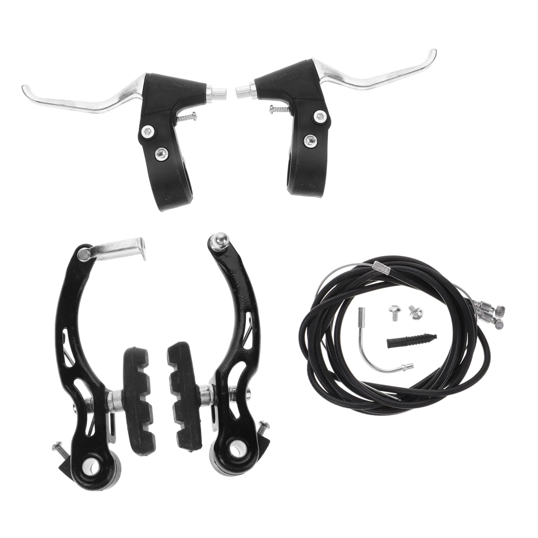 Didiseaon Kit De Frenos para Bicicleta Maneta Freno Bicicleta Tipo v Freno Delantero y Trasero Tipo Fideo para De Montaña