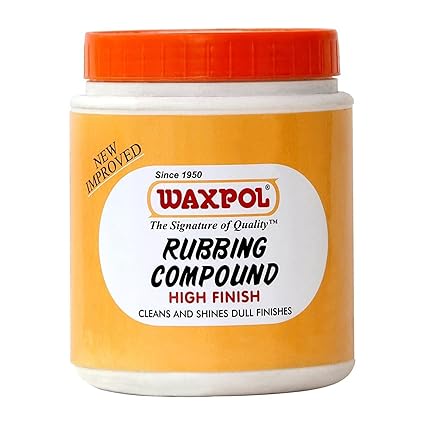 Waxpol Rubbing Compound (High Finish 1Kg) For Deep Scratches, Sandpaper Marks, Swirls & Hologram
