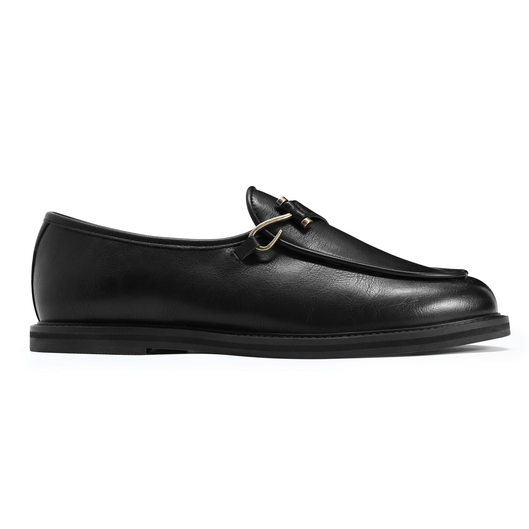 Allthemen Mocassins Homme Elegant Loafers PU Brogues Chaussures Slip on | Confort Leger,Basse Plat,Antidérapant,Résistant à l'Usure,Sans Lacets,Facile à Enfiler Et à Retirer,Conduite Bureau Loisirs