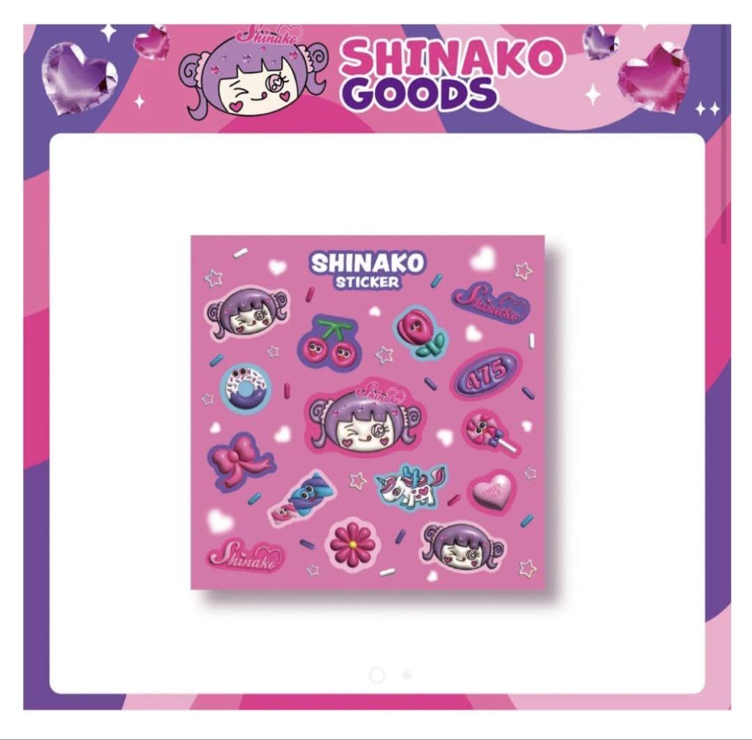 Amazon | しなこちゃん わくわくパクパクラメラメステッカー シール