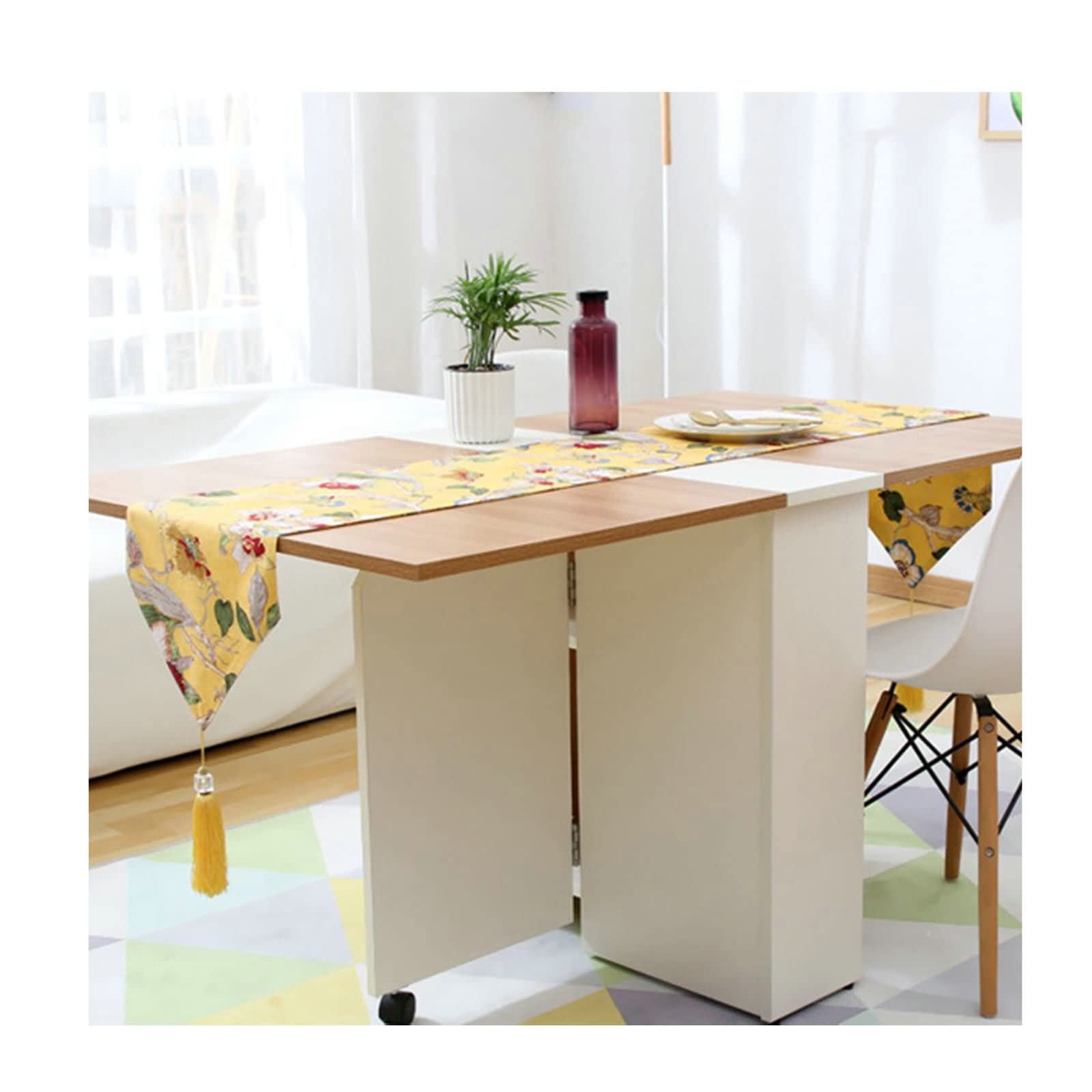Chemin de table de Noël en coton pour sublimer une table terne - 8