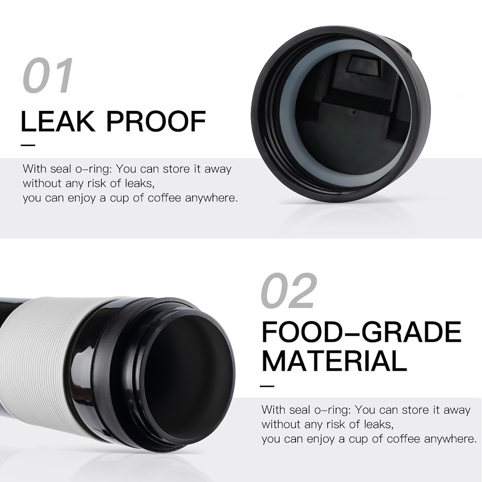 Topyond French Press Coffee Maker, Compact Travel French Press for Coffee, Tea, Cold Brew, and Iced Coffee, Lightweight Design for Camping, Hiking, and Outdoor Use