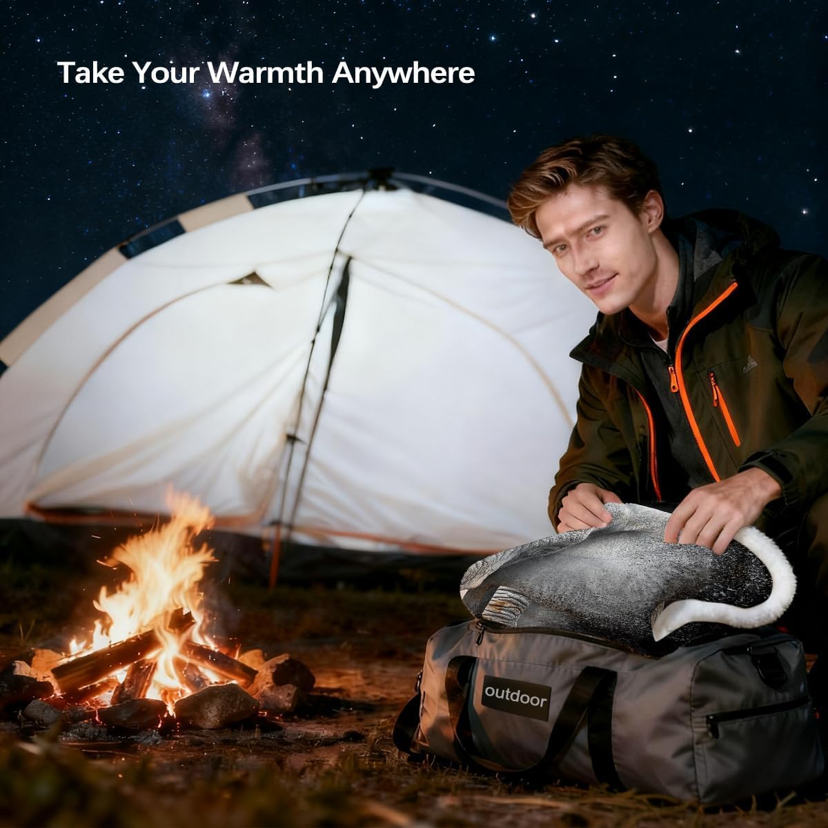 Sleepwish African Elephant Fleece Throw Blanket for Kids Girls Boys Soft Plush Black Grey Elephant Sherpa Blanket for Couch Chair, White Elephant Gifts for Women (60" X 80")