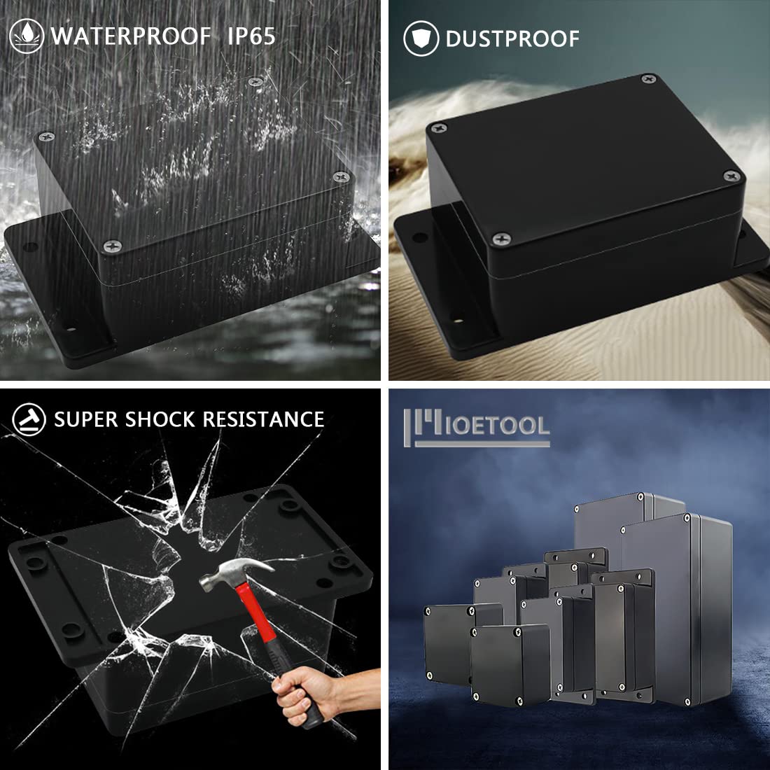 Waterproof Electrical Junction Box - IP65 Enclosure -7