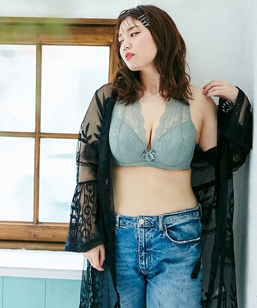 [ニッセン] ブラジャー グラマープリンセス デザインレースブラジャー