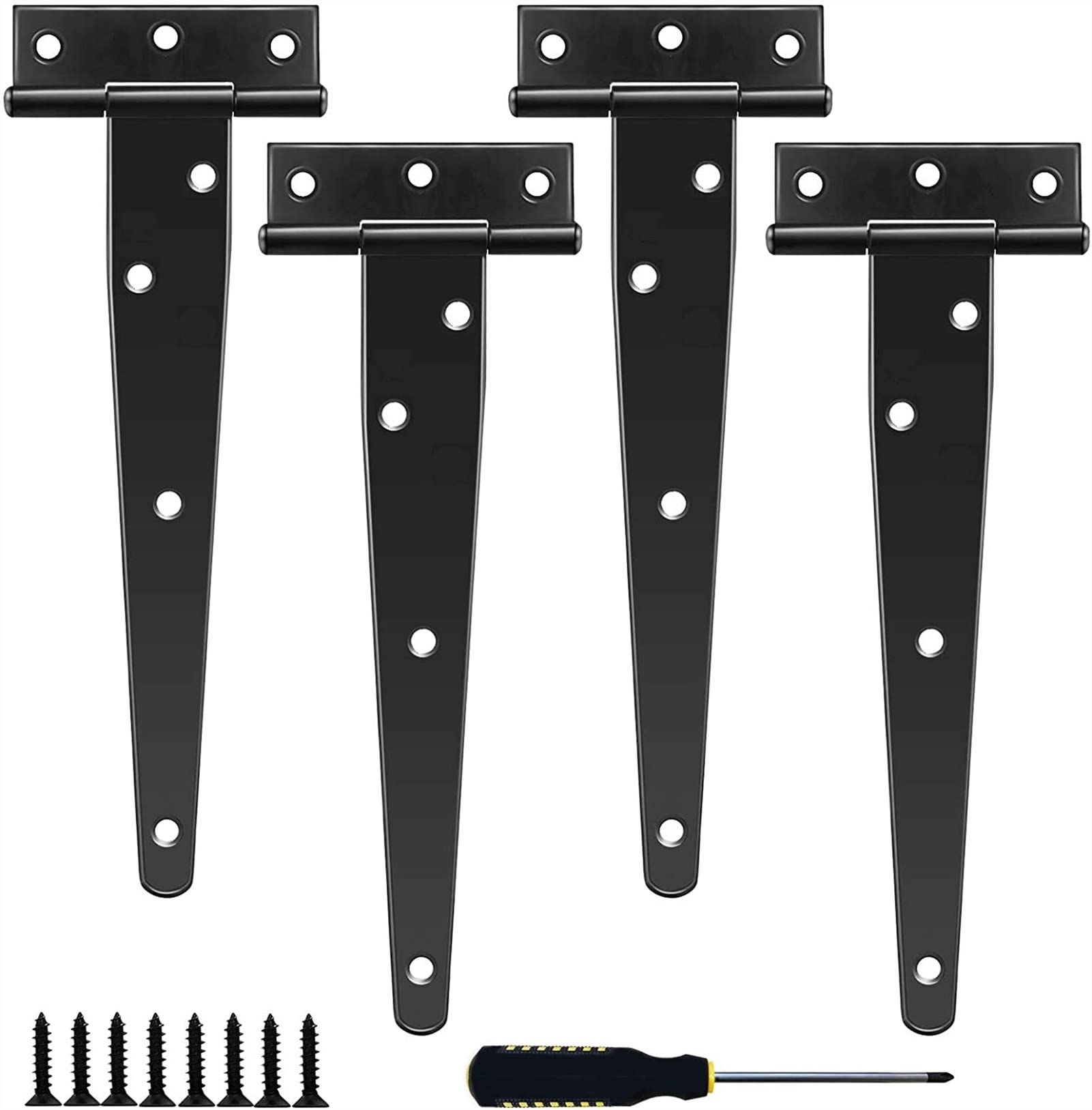 Nvsfzgiyg One Color 4Pcs T-Shaped Hinge, Triangular, Slotted Bearing Door