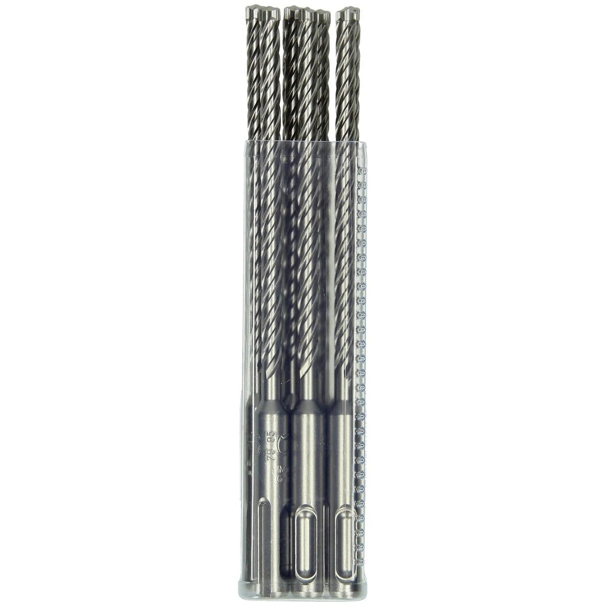 Multi-pack 10 brocas SDS-Plus 4 cortes Profesional 6x110 mm largo util 50