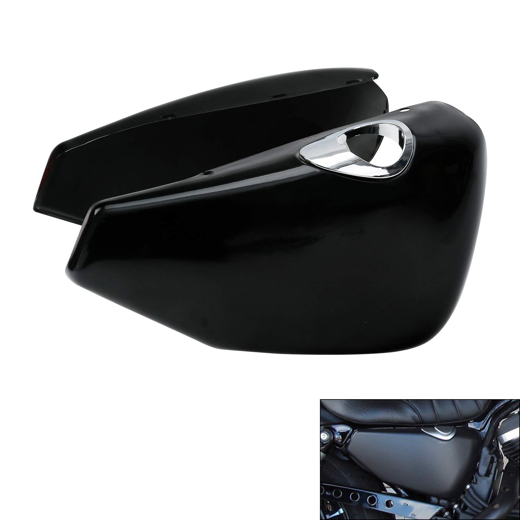 Harley Battery Glossy Black Battery Cover Compatible With Harley
