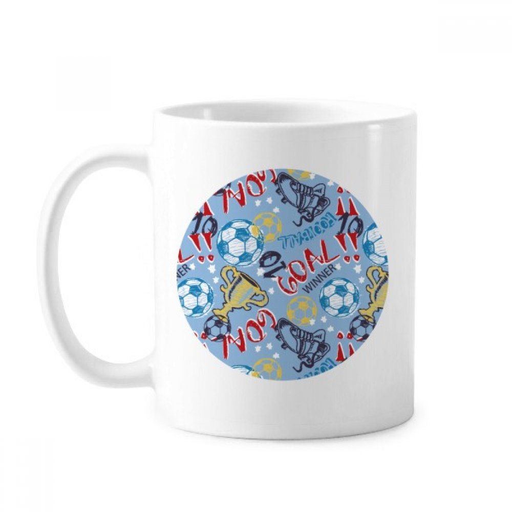 Tazza In Ceramica Personalizzata Sport Calcio: Regalo Originale Per Allenatori E Giocatori, Stampa HD Indelebile 8,2x9,5 Cm - 3