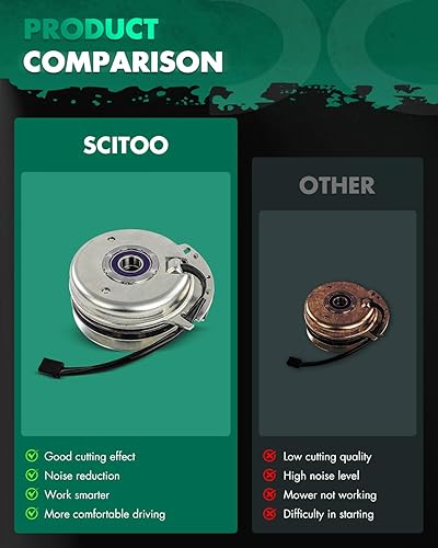 Vista 703 de SCITOO Embrague eléctrico de toma de fuerza AM119683 Compatible para Warner: 5217-35, 5217-6, 5217-7, 5217-9; para John Deere: 5217-7, AM119683