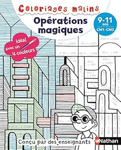Book's Cover of Coloriages malins BIC - Opérations magiques - CM1/CM2, 9/11 ans