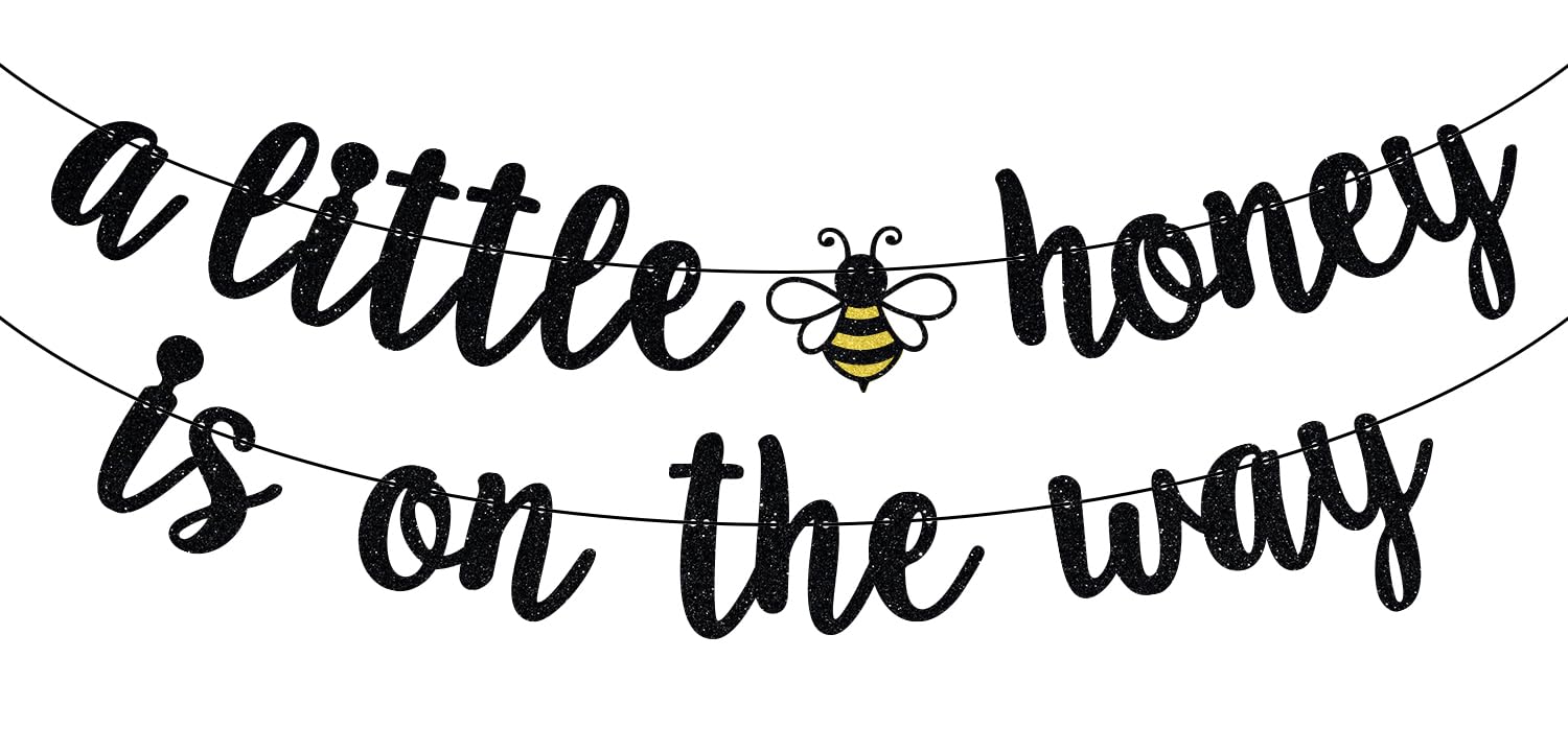 Fotohintergrund Für Babyparty – Motiv „A Little Honey Is On The Way“ Mit Biene & Sonnenblume, 2,1 X 1,5 M