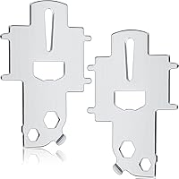 Vista 1 de Ripeng 2 piezas de tapa de gas para barco, llave de placa de llenado de acero inoxidable, herramienta flotante para abrebotellas para yate, tanque