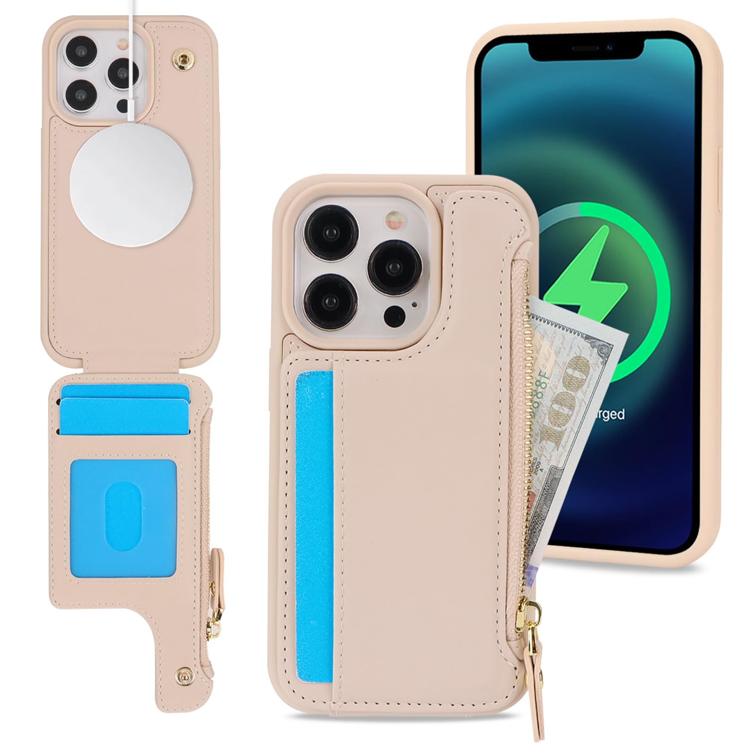 SailorTech iPhone 12 Pro Max Case with Credit Card Holder magsafe