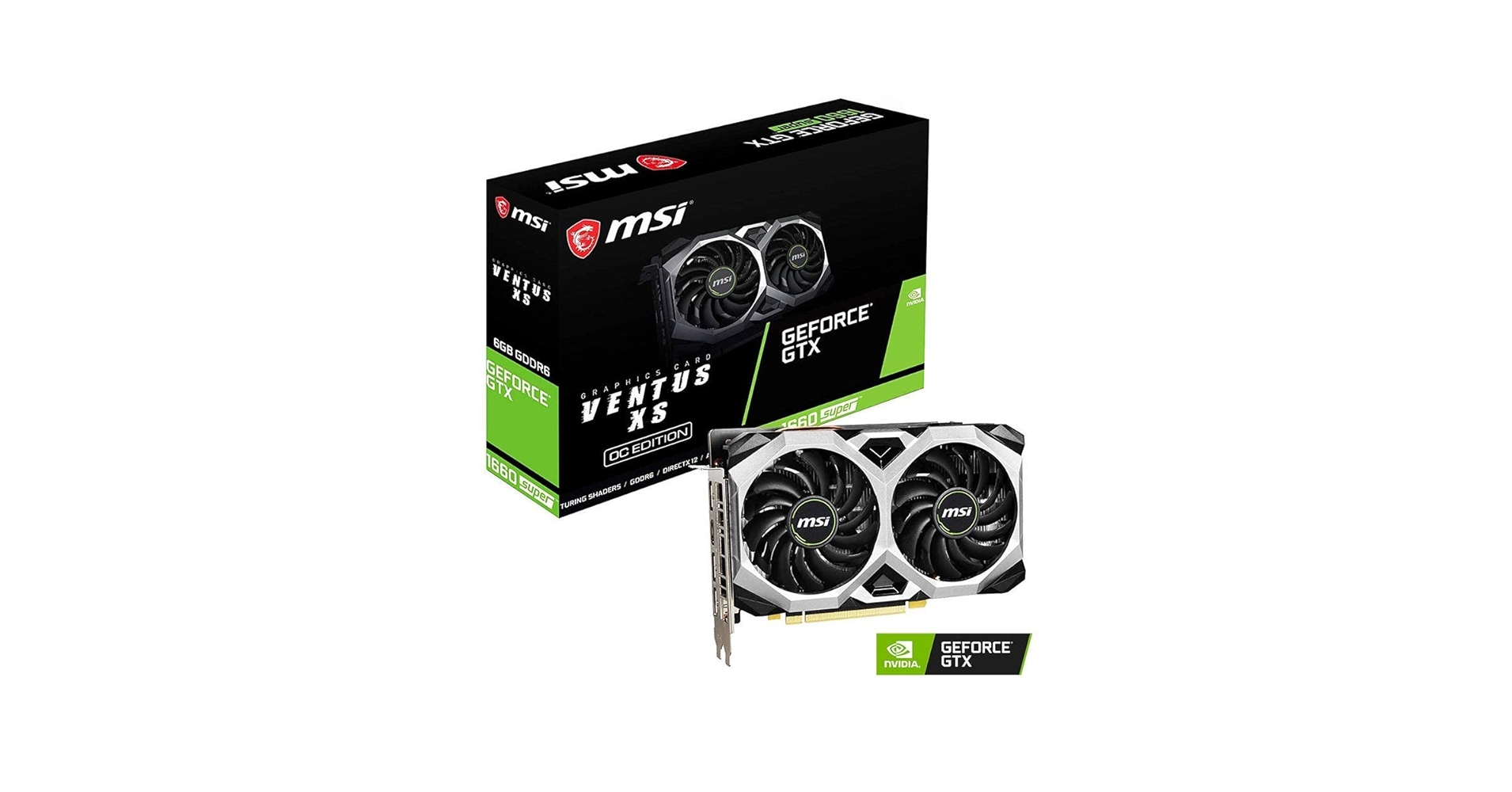 グラフィックボード・グラボ・ビデオカード MSI GeForce GTX 1660 Super Ventus XS OC Amazon.com: MSI Gaming GeForce GTX 1660 Super 192-bit HDMI