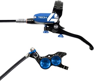Hope Tech 4 V4 Disc Brake and Lever Set Blue, Rear