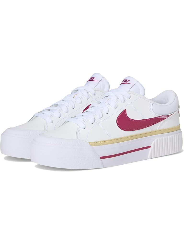 White Nike Court Legacy Lift
