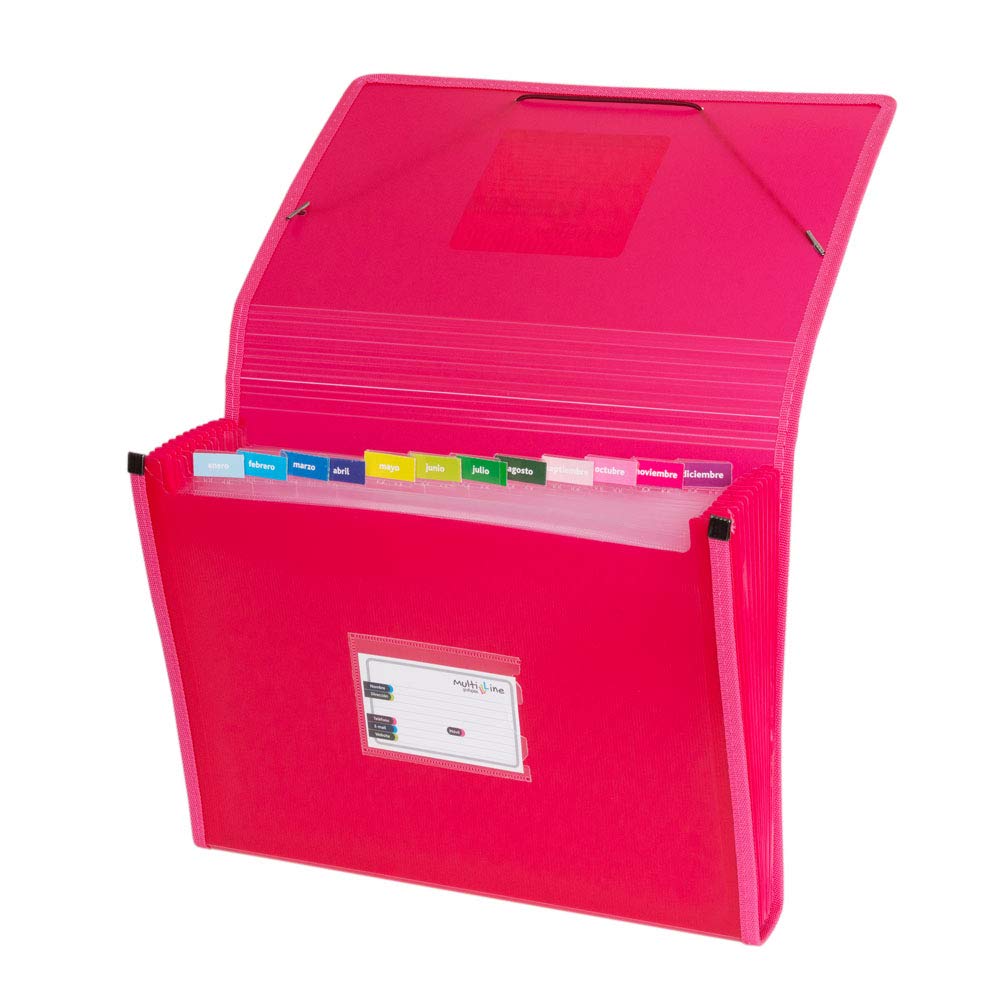 grafoplás 02963054-carpeta with Gusset Foolscap, Pink