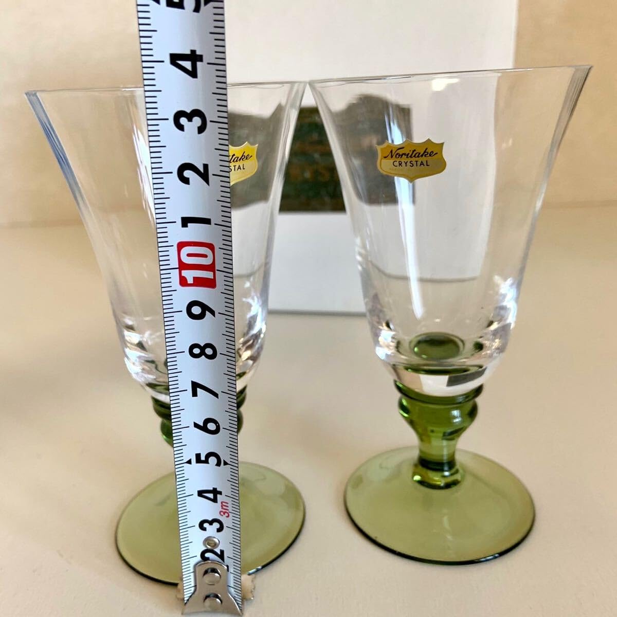 Amazon | ノーブランド品 NoritakeノリタケCRYSTALワイングラス2客