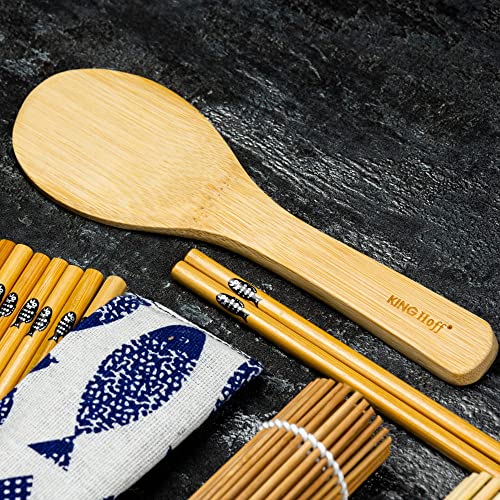 Kit de sushi KINGHOFF KH-1704 de 11 piezas para evitar rollos deshechos 4
