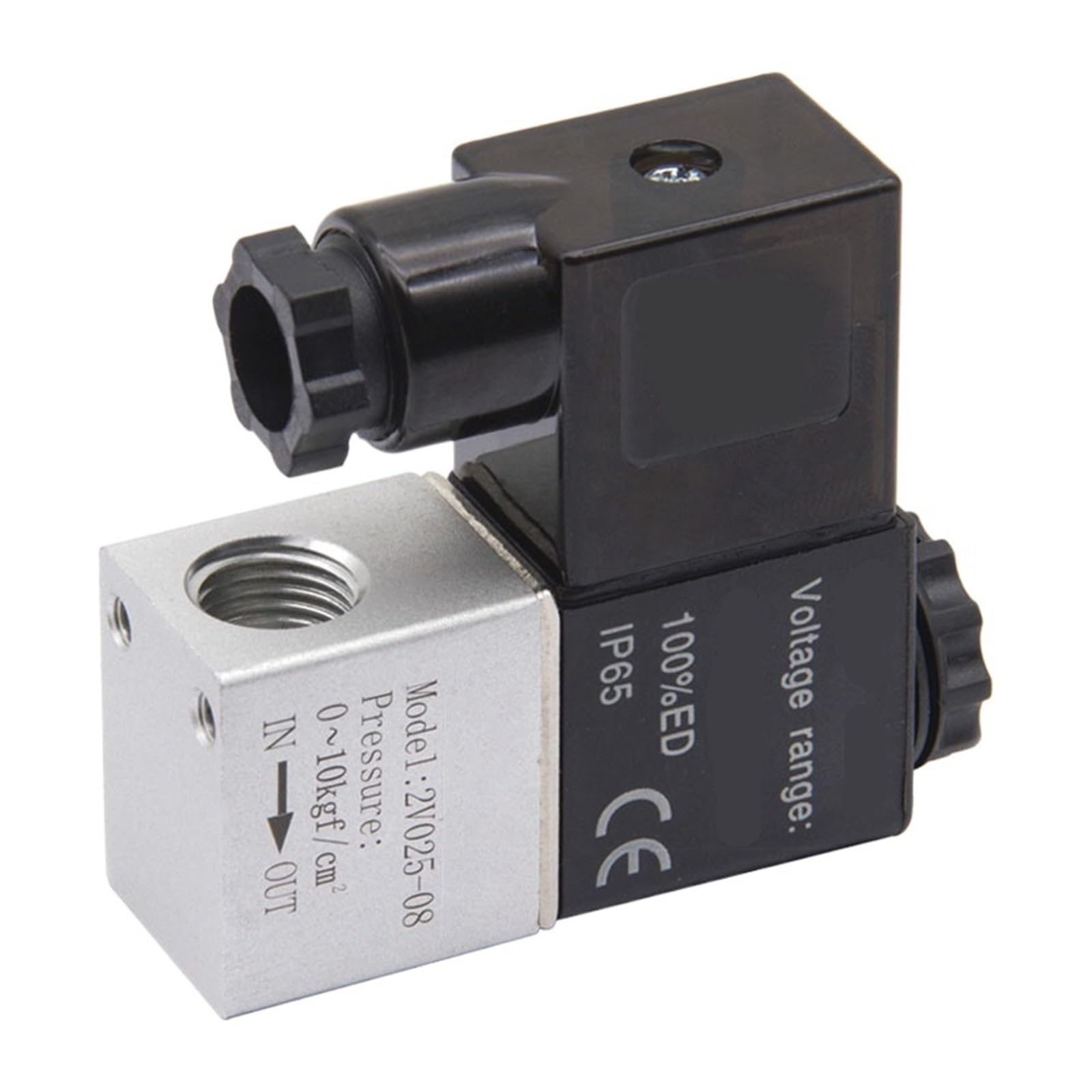 Électrovanne de commande pneumatique 2V025-08 DEBLAN normalement ouverte 1/4 BSP DC12V