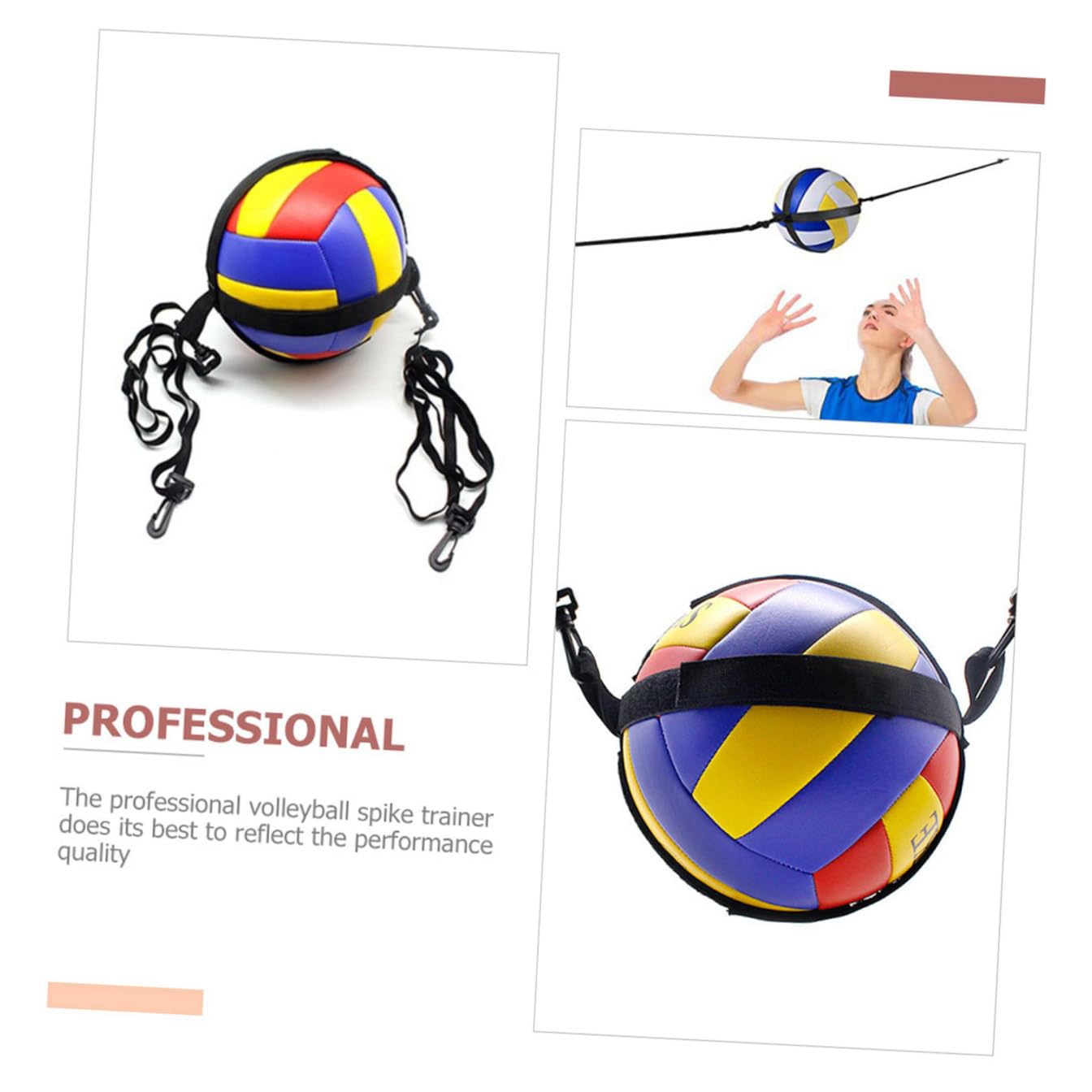 BESTonZON Allenamento Pallavolo Cintura per Professionali Trainer per Migliorare Salto e Tecnica Adatta e Strutture Domestiche