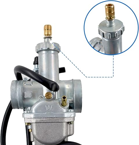 Miniatura 3 de Carburador KLF250 Carb con filtro de combustible apto para Kawasaki Bayou 250 KLF250A 2003-2011