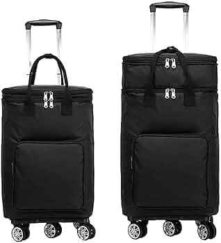 レスポートサック　キャスター付バッグ　スーツケース　旅行　キャリーバック　4輪 LeSportsac スーツケース CARRY-ON ROLLER フレッシュブラック