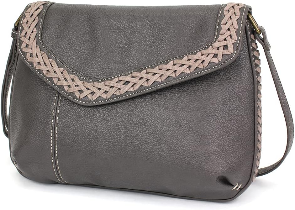 CHALA Braided Boho Crossbody - Charms Cross+FAITH - Ink