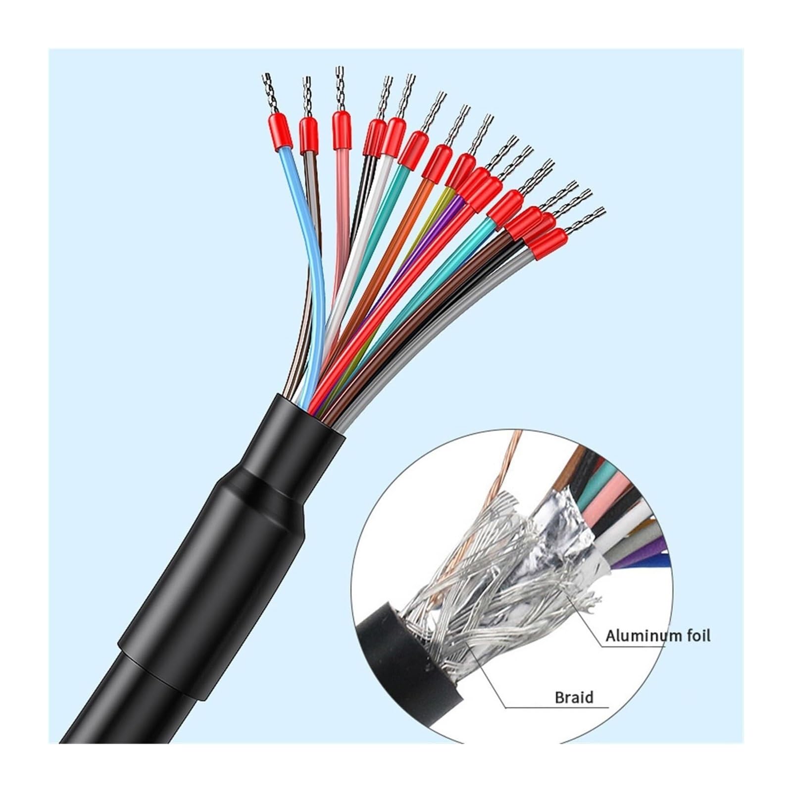 DB9 DB15 DB25 DB37 złącze M/F kabel szeregowy RS232 D-SUB 9-pinowy 15 25 37 męski/żeński przedłużacz (rozmiar: 5M, kolor metalowy żeński) (3M)