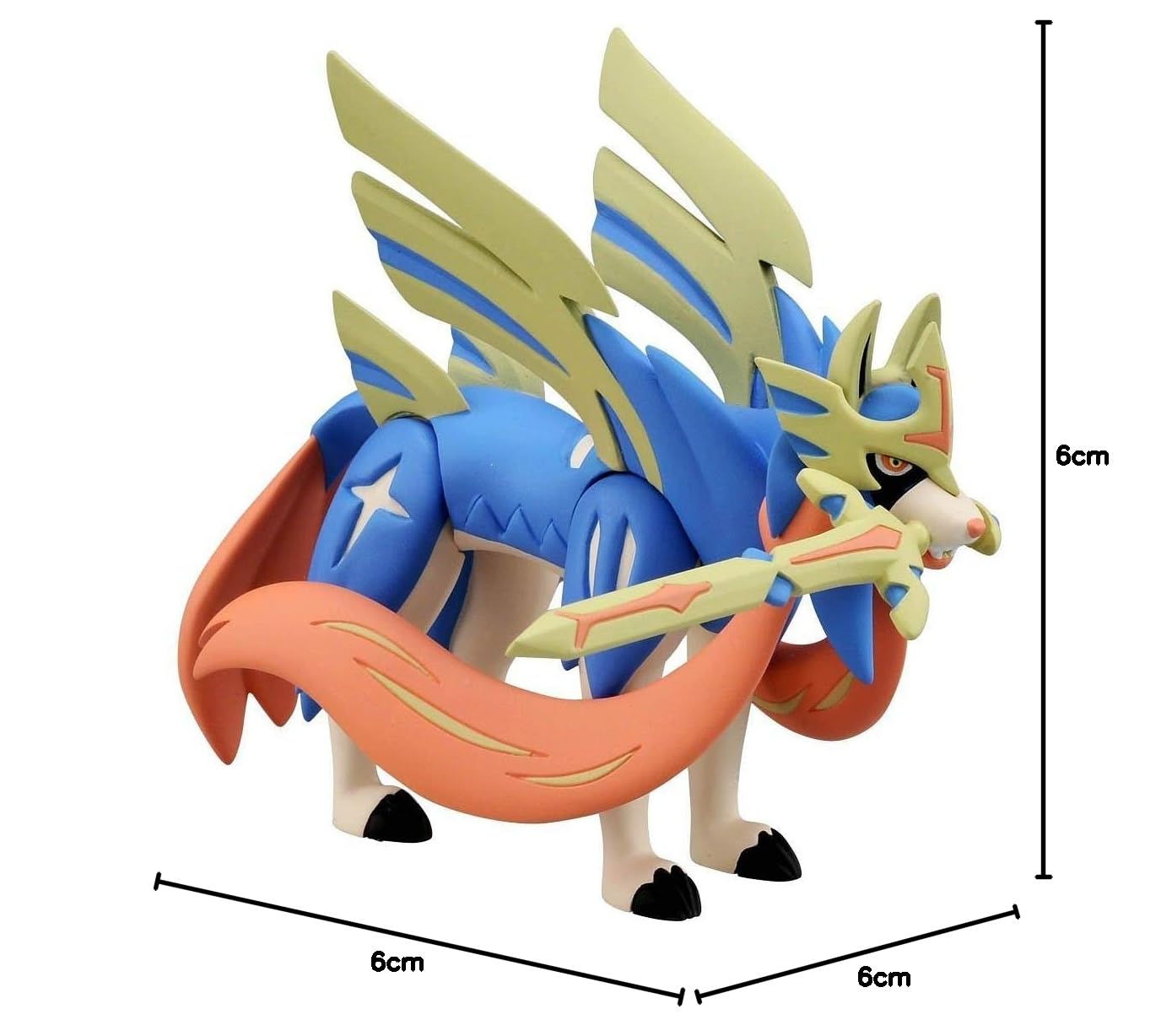 Amazon.co.jp: ポケモン ザシアン ML-18 4インチ フィギュア