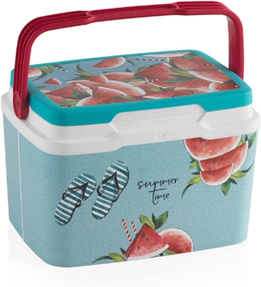 Mugar- Neveras de Playa con Estampado Veraniego con Asa y Cierre Hermético-Modelo Watermelon- Neveras de 5 o 29 litros con Estampado Divertido