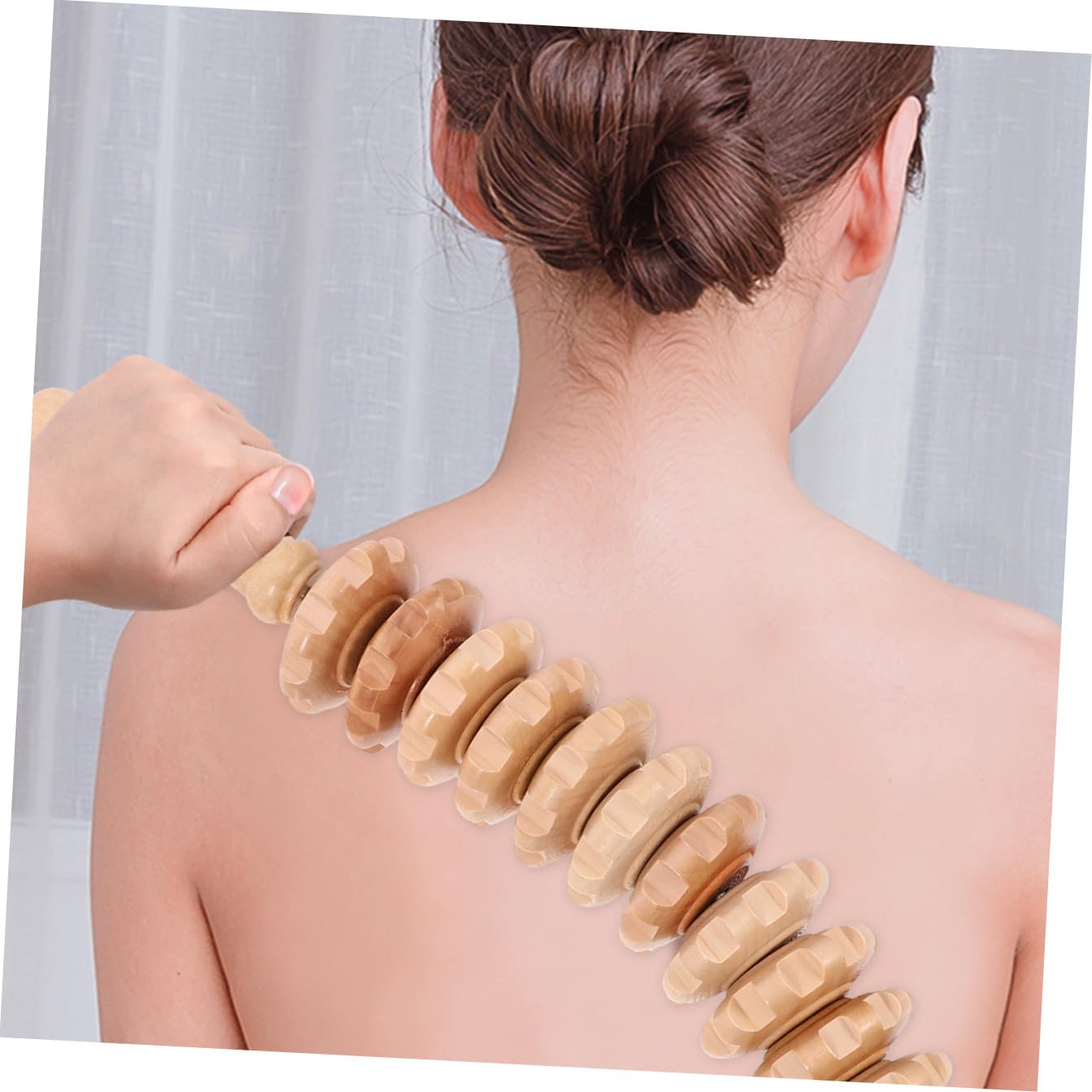 Ipetboom Kit Completo Maderoterapia Corporal Herramienta de Masaje de Madera Práctica y Ligera, Masajeador Portátil Adecuado para Esculpir y Uso Cuerpo