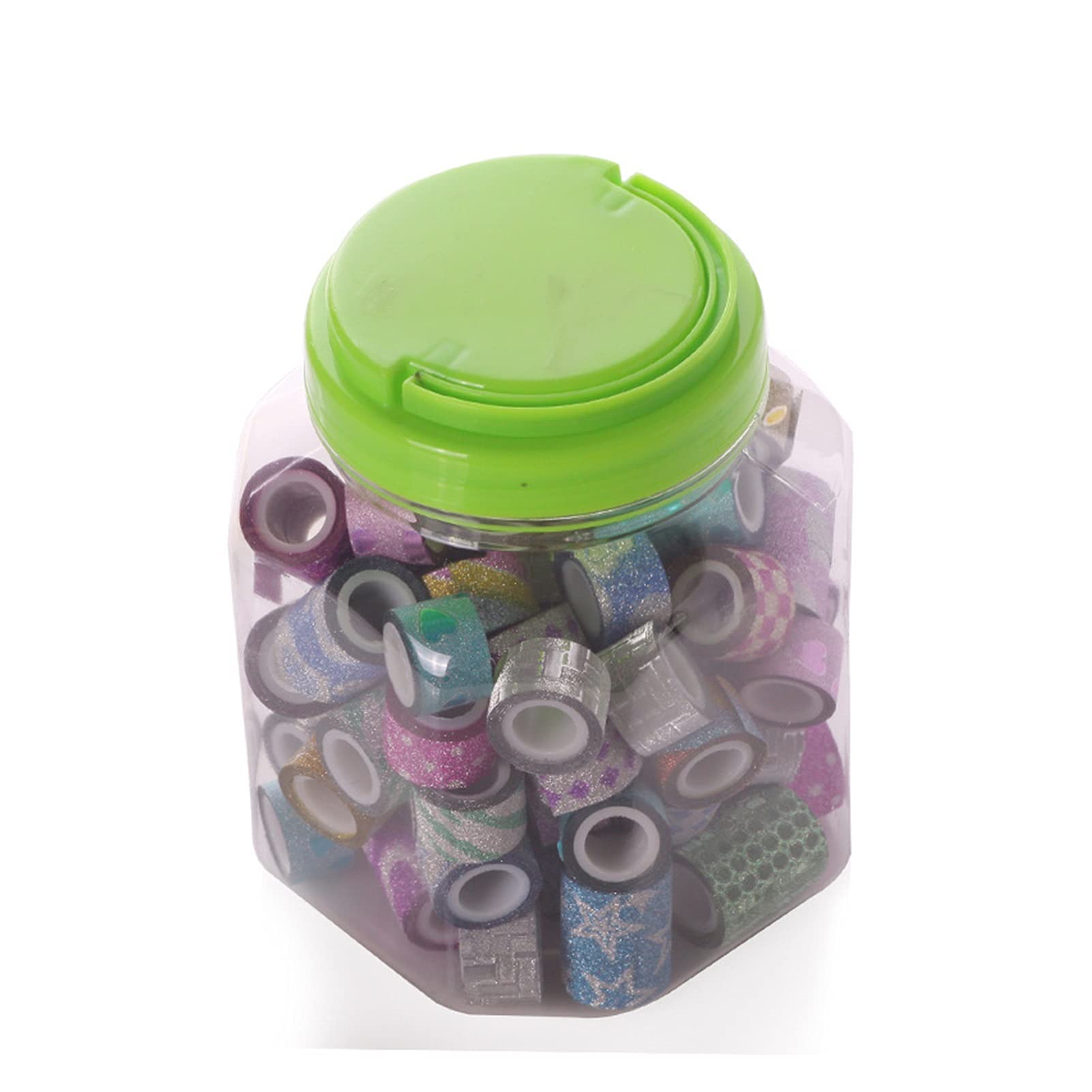Prodotti per Ufficio 90 Pezzi/Set Piccolo Nastro Washi Carino Nastro Adesivo Decorativo Colore Pieno per Adesivi Scrapbooking Fai da Te Nastro di Cancelleria Ufficio,OneColor-One Size