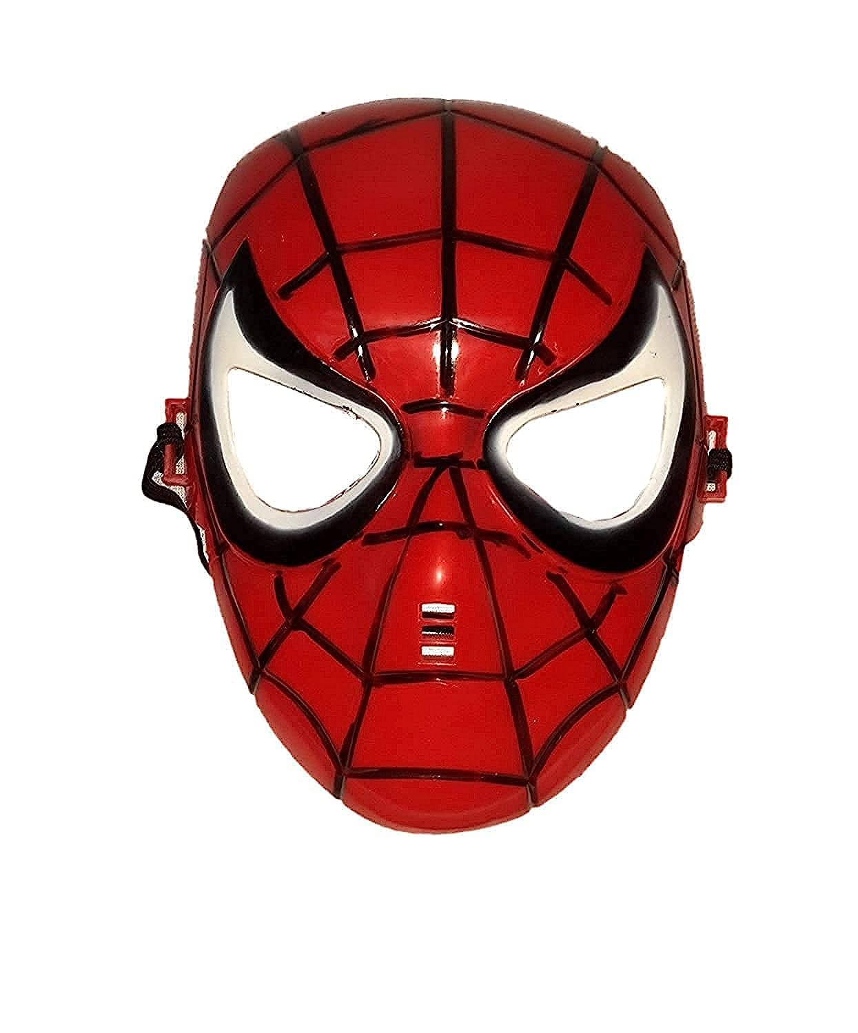THE CHOICE MOOLYAVAAN PRODUCTS Superhero Spiderman Plastic Face Mask (Red) for Kids, Birthday Celebration, Kids Birthday Return Gift, Spiderman Theme Decoration, Party and Event Supplies (Pack of 4) (B0C96V2K12) Amazon Price History, Amazon Price Tracker