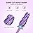MelodySusie Super Cut Edition 5 in 1 Nail Drill Bits, 3/32\'\' Carbide Tungsten Multi-function Bits, Suitable for Manicure Pedicure Cuticle Gel Polishing, Purple, Series Bit-M, 4XC